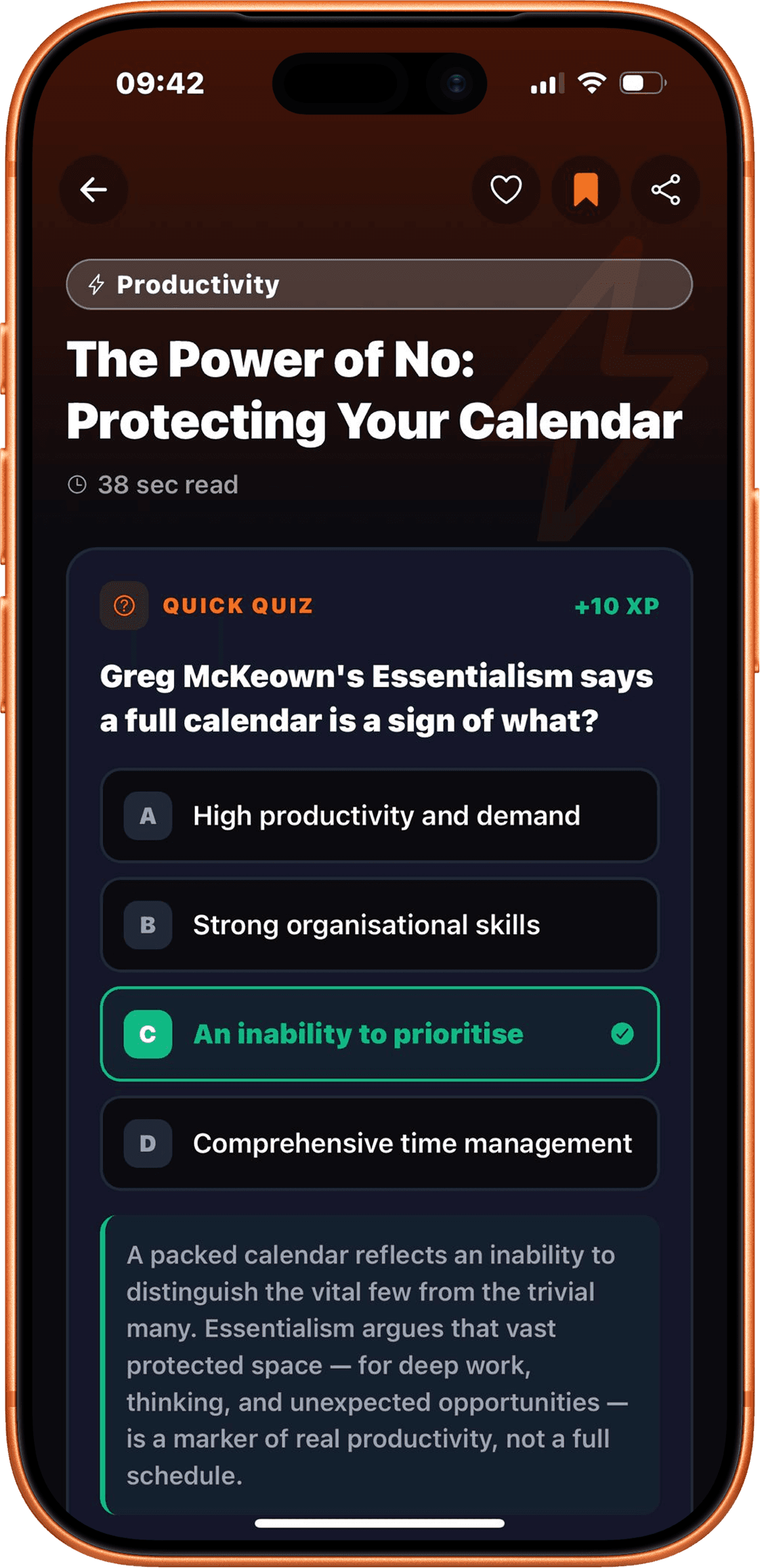 Scroll - Daily Microlearning. Test Yourself.
