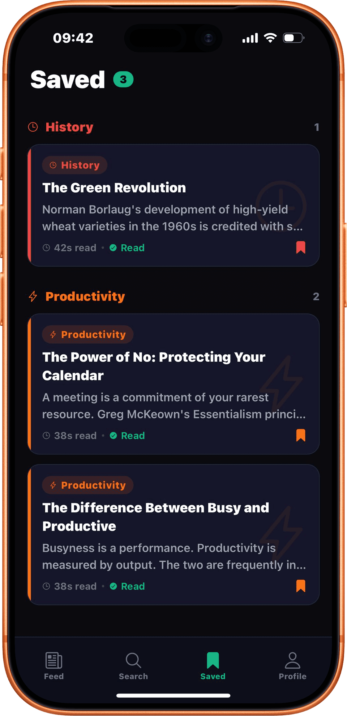 Scroll - Daily Microlearning. Your Library.